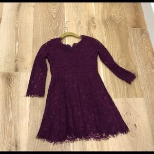 MAROON GIRLS FORMAL DRESS
